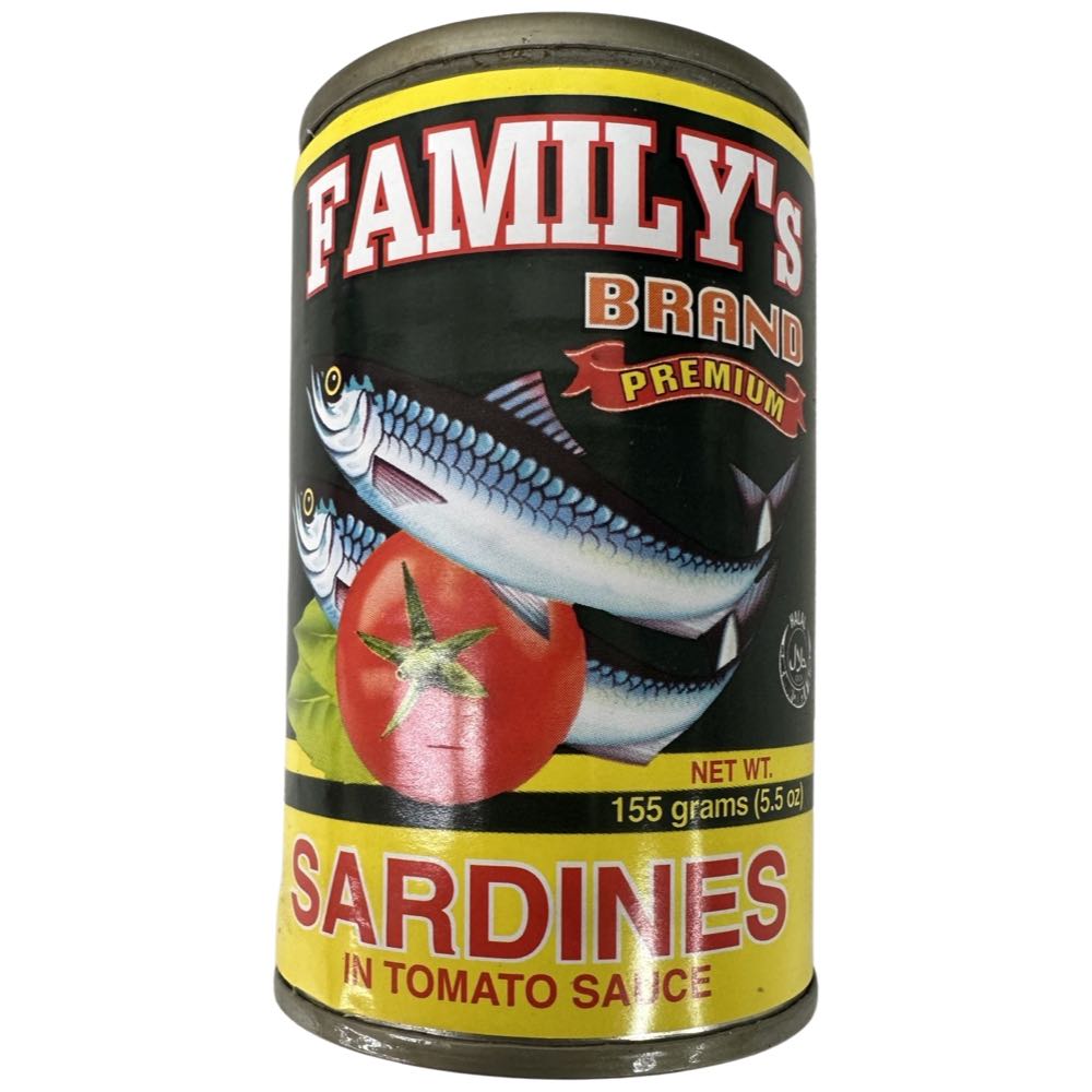 Family's Brand Sardines in Tomato Sauce Sukli Filipino Grocery