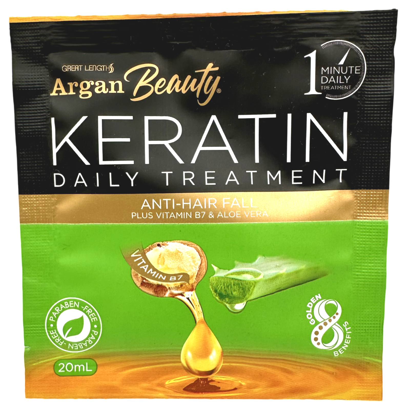 Argan Beauty - Keratin - Anti- Hair Fall - Sachet - 20 ML – Sukli