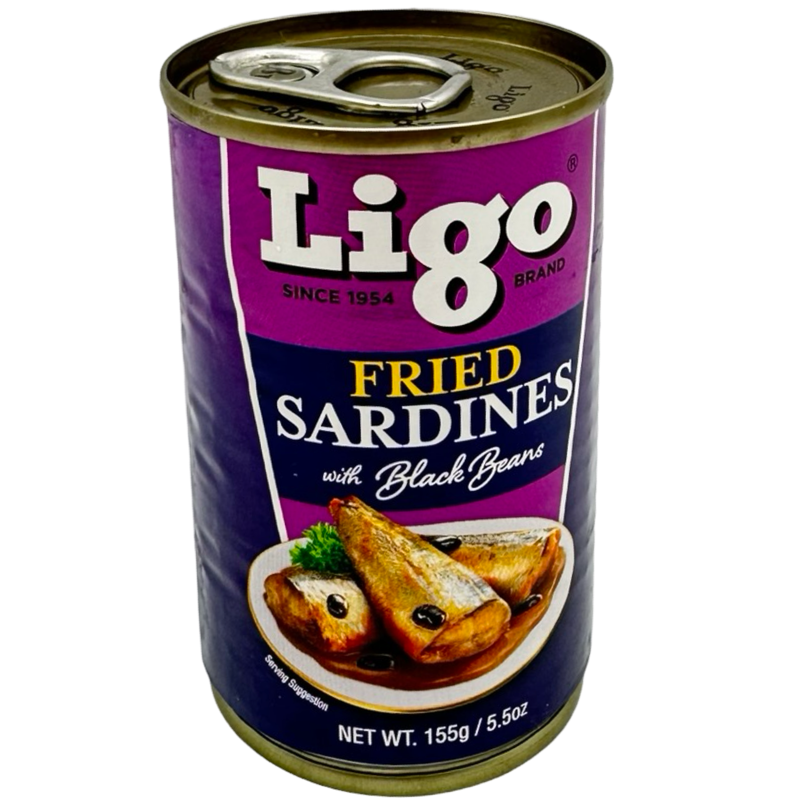 Ligo - Fried Sardines - with Black Beans - 5.5 oz – Sukli