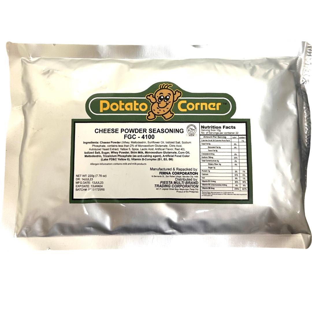 Potato Corner Cheese Powder Seasoning 220 G Sukli Filipino