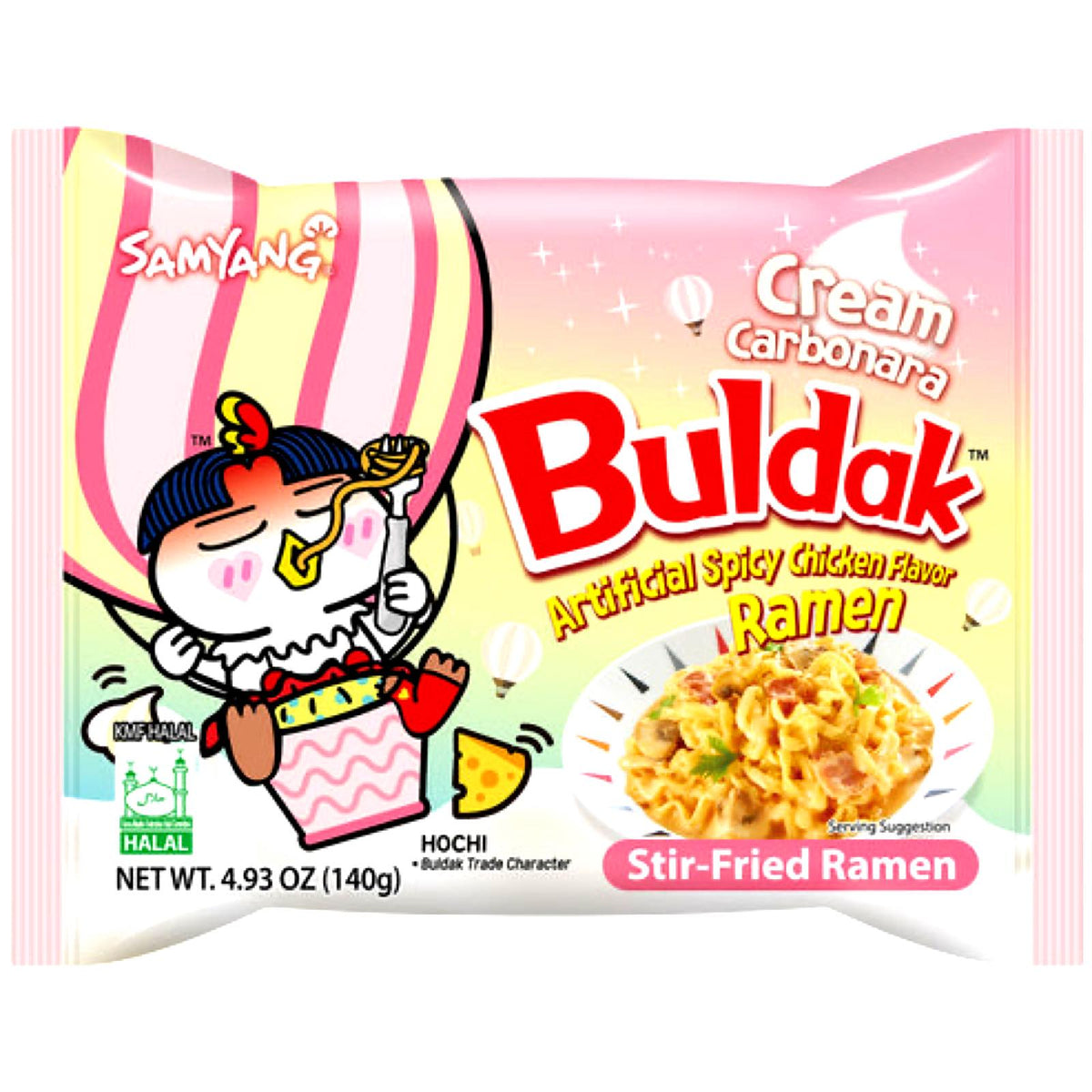 Samyang Buldak Cream Carbonara Spicy Chicken Flavor Ramen 140 Sukli Filipino Grocery