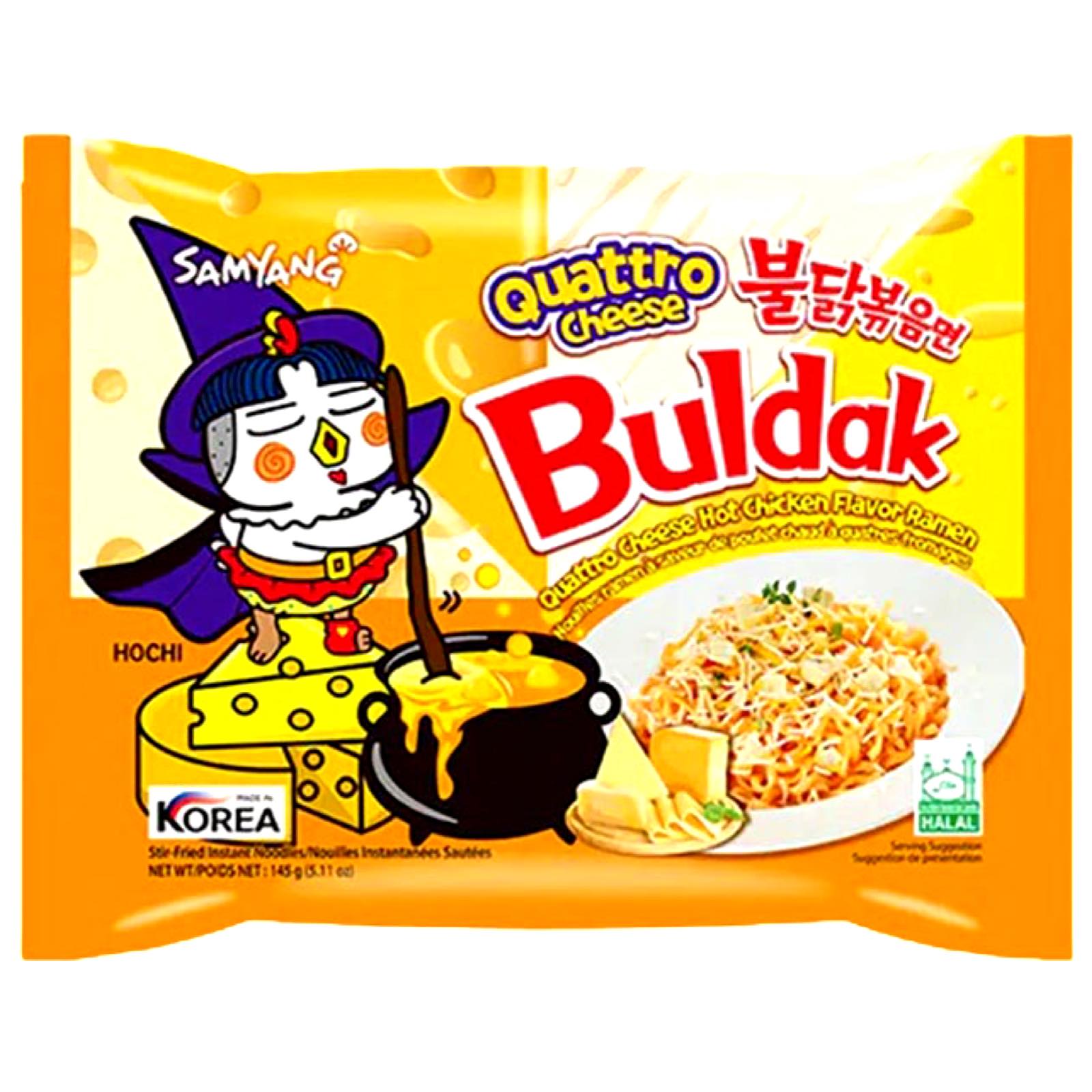 Samyang - Buldak - Quattro Cheese - Hot Chicken Flavor Ramen - 145
