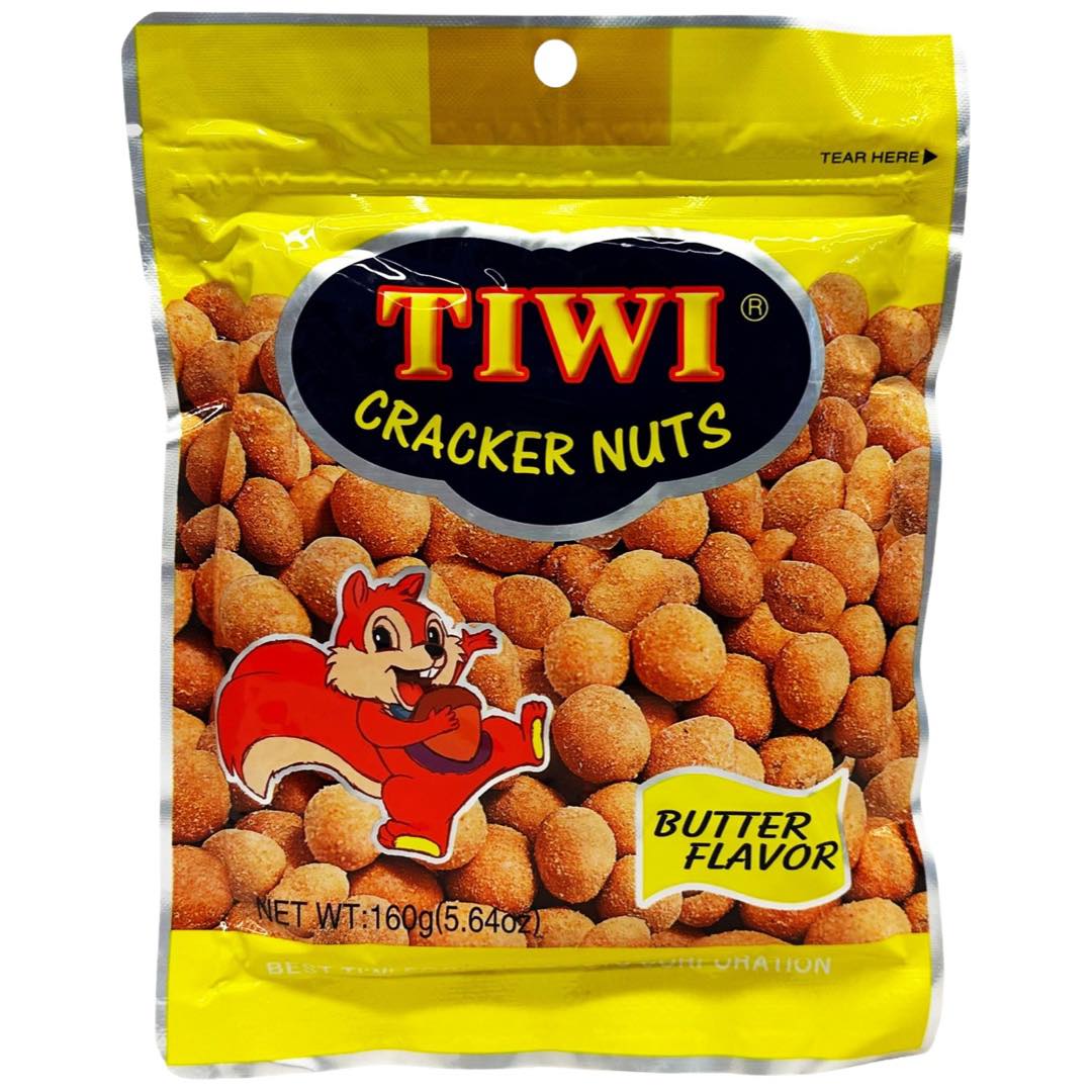 Tiwi Cracker Nuts Butter Flavor 160 G Sukli Filipino Grocery