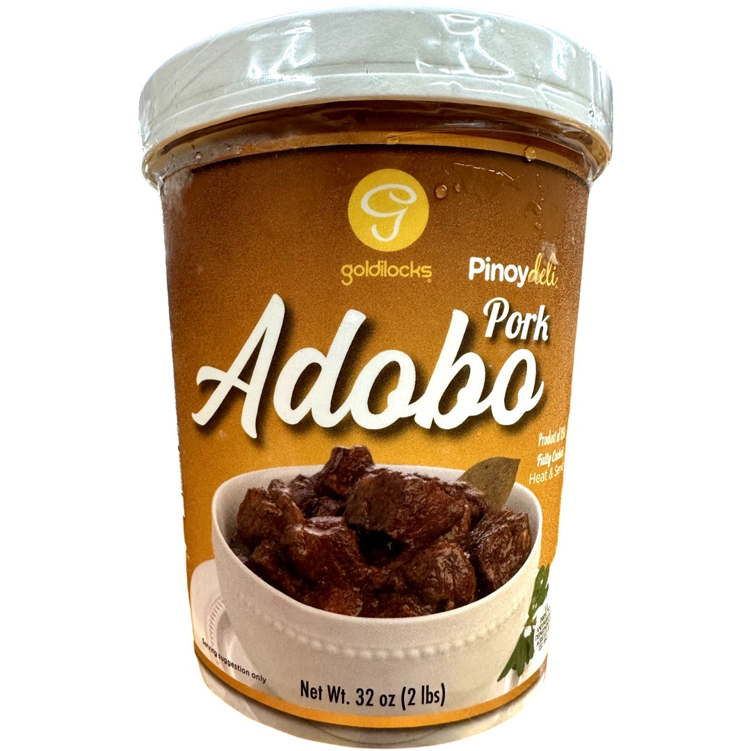 Goldilocks - Pork Adobo - Fully Cooked - Heat and Serve - 2 LBS