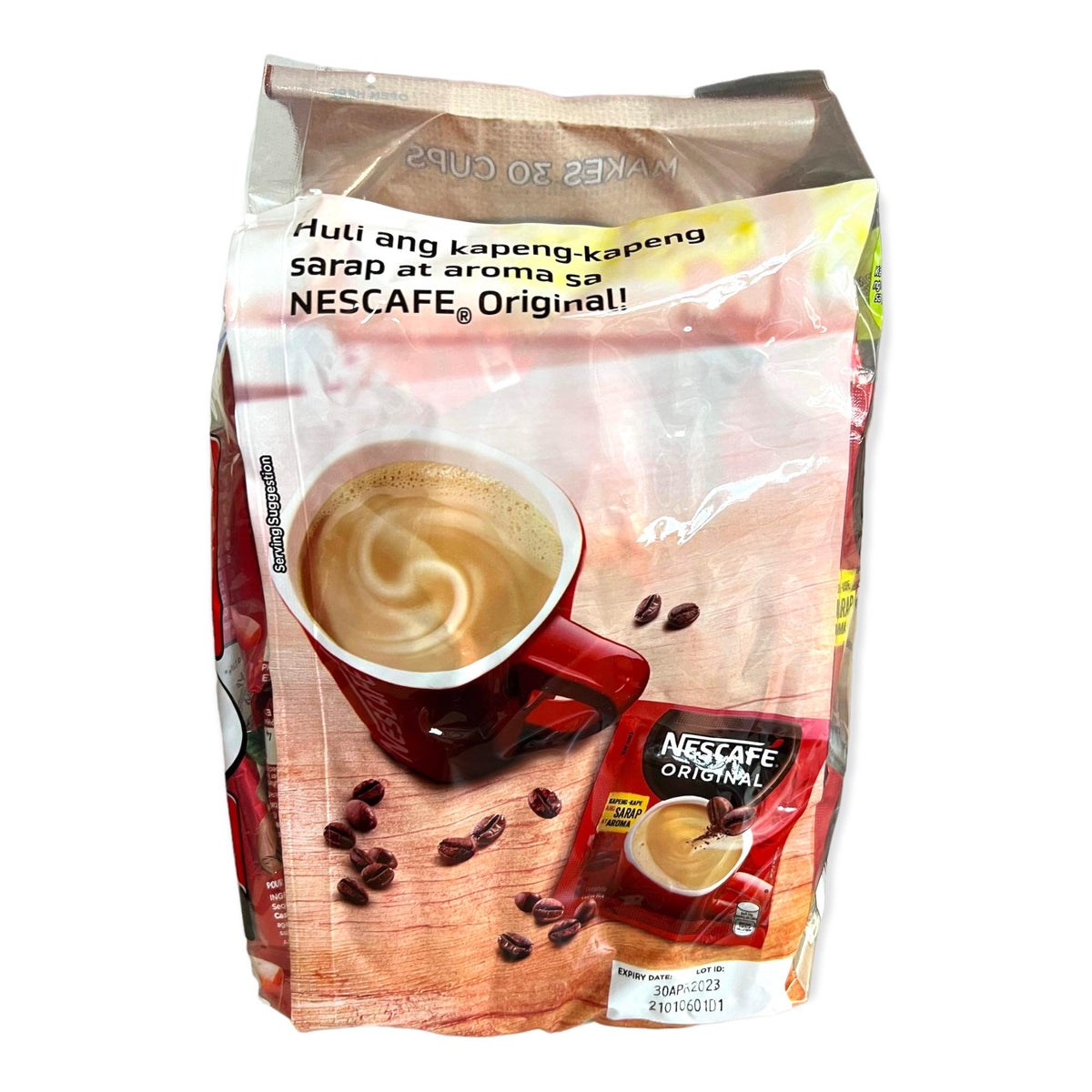 Nescafe - Original Coffee Mix - Kapeng Pilipino - 30 Pack Sachet Servi –  Sukli - Filipino Grocery Online USA