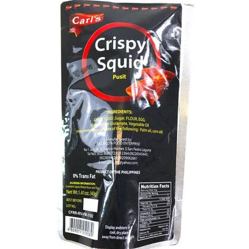 Carl's - Crispy Squid - Pusit - Regular - 40 G