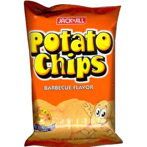 Jack & Jill Potato Chips Barbecue 2.12 OZ Sukli Filipino