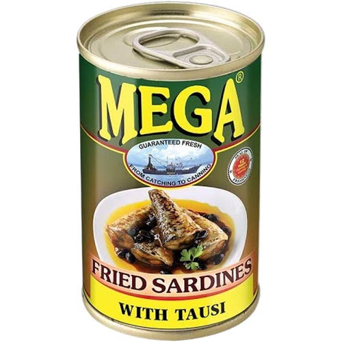 Mega - Fried Sardines - with Tausi - 155 G