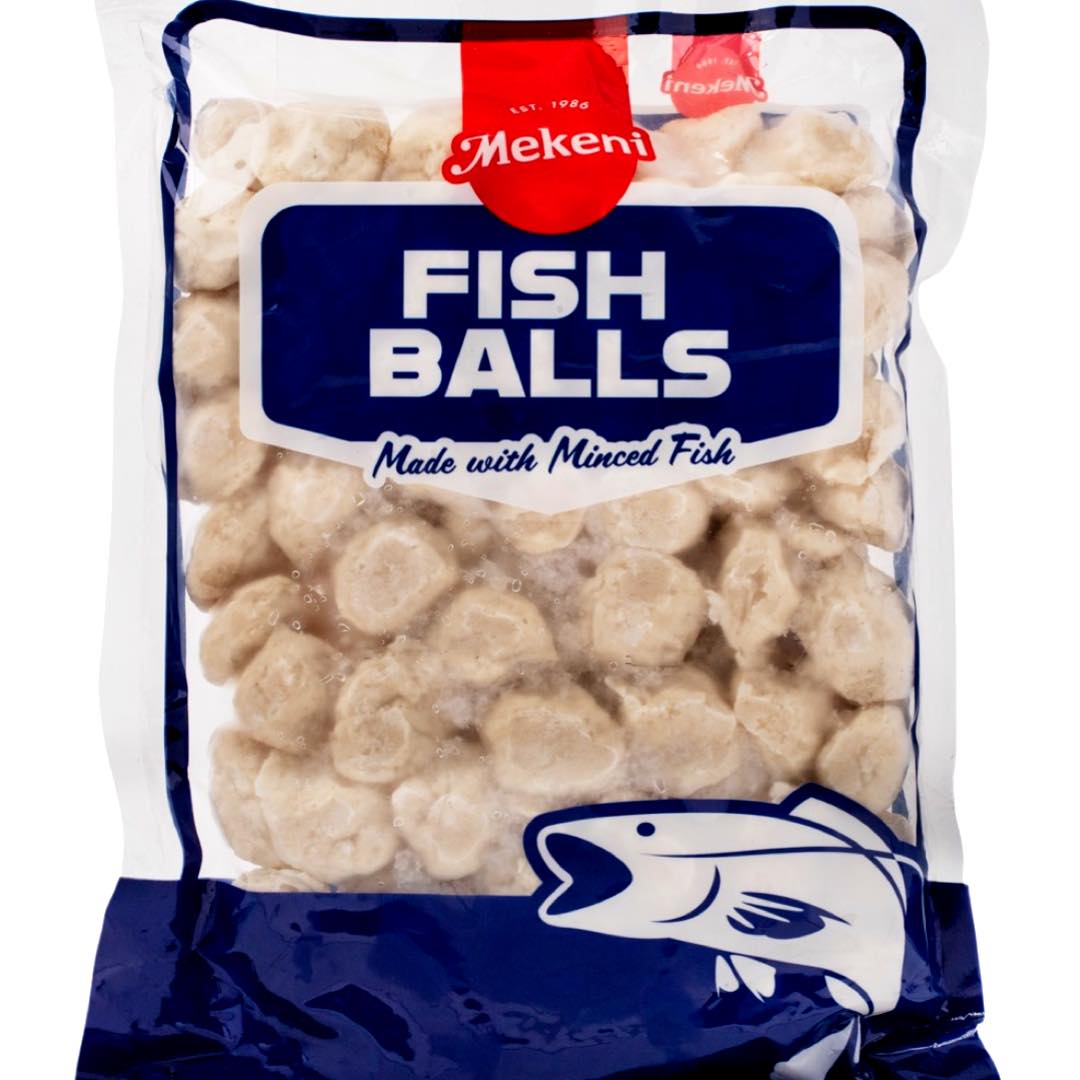 Mekeni - Fish Balls - Made with Minced Fish - FROZEN - PARTY PACK - 2.2 LBS