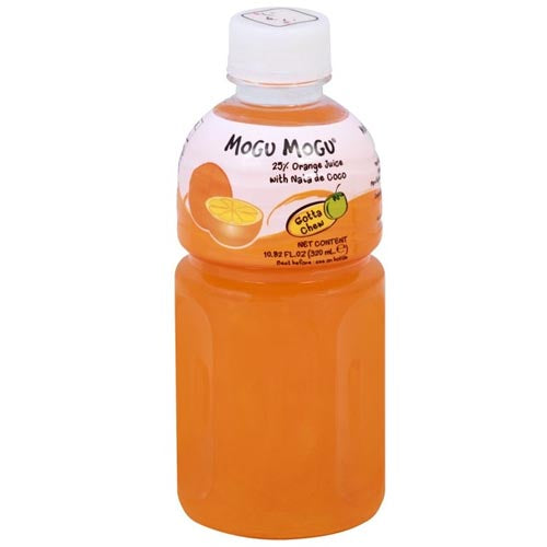 Mogu Mogu - Orange Juice with Nata De Coco - 320 ML
