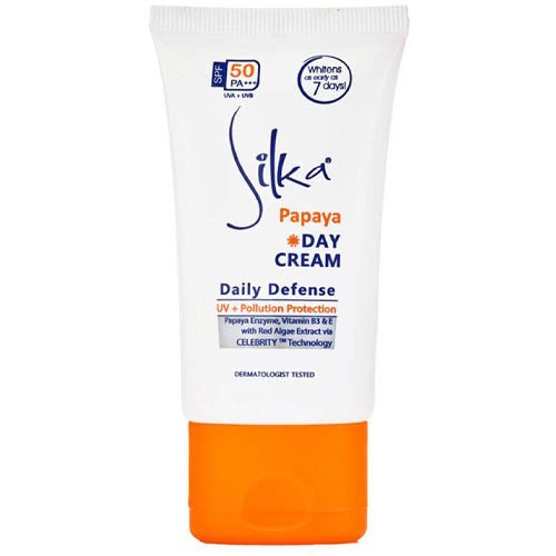 Silka - Papaya Day Cream - Daily Defense - UV + Pollution Protection - 30 ML