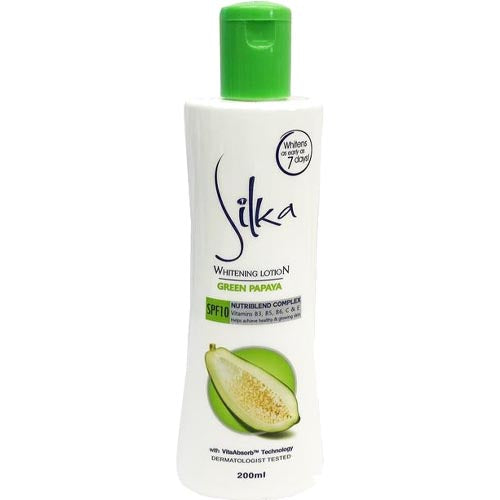 Silka Whitening Lotion Green Papaya Spf10 200 Ml Sukli