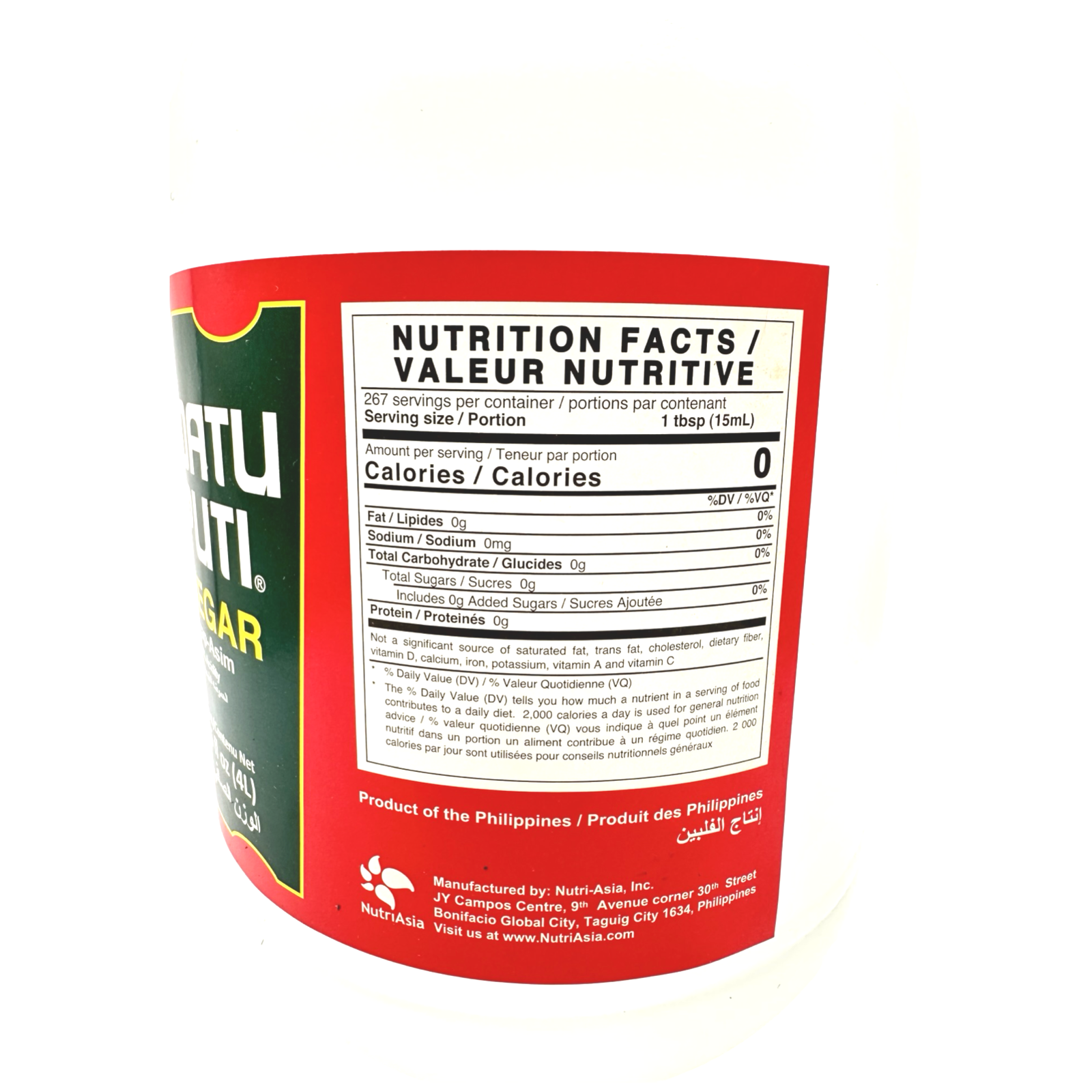 Datu Puti - Vinegar (Sarap asim)- 1 GAL