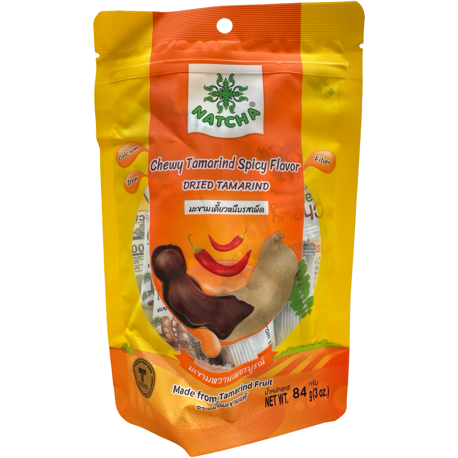 Natcha - Spicy - Tamarind - Candy - 84 G