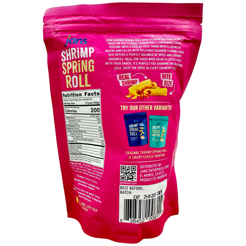 Jans - Spring Roll - Shrimp Spicy Flavor - 5.29 oz (150g)