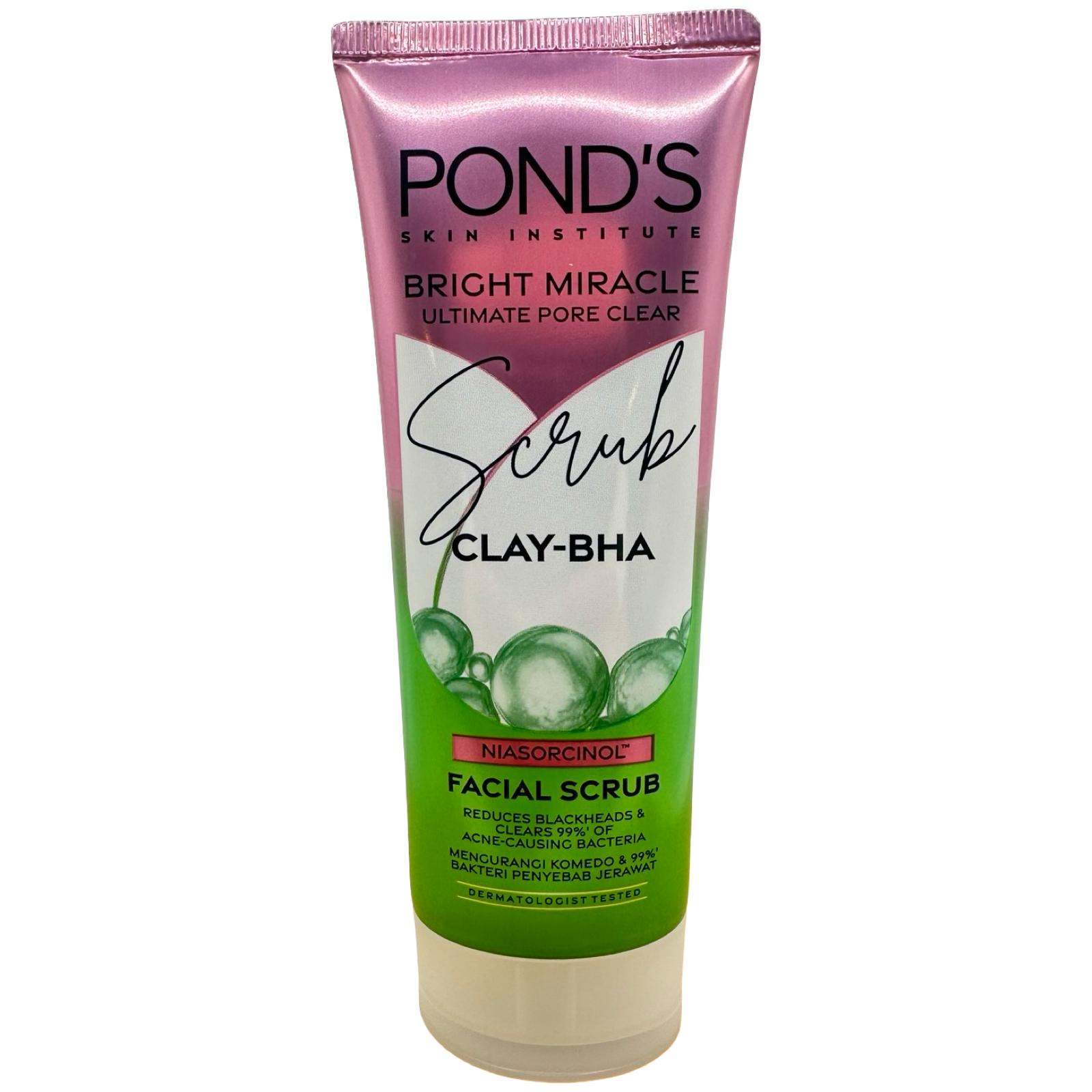 Pond's - Bright Miracle - Facial Scrub - Clay-Bha (Pink) - 100 G