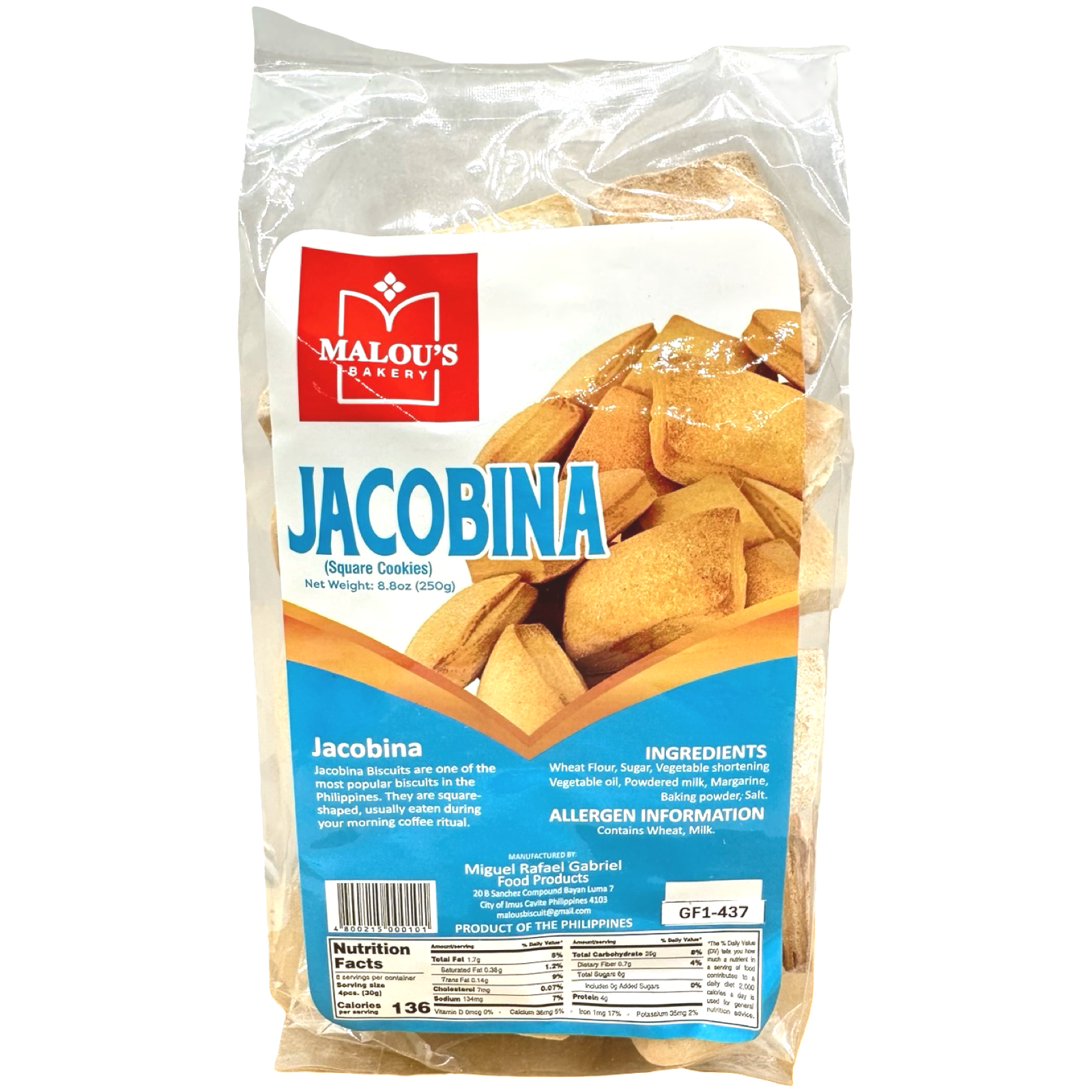 Malou's  - Jacobina - 250 G