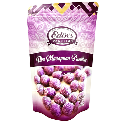 Eden - Pastillas - Ube Macapuno - 200 G