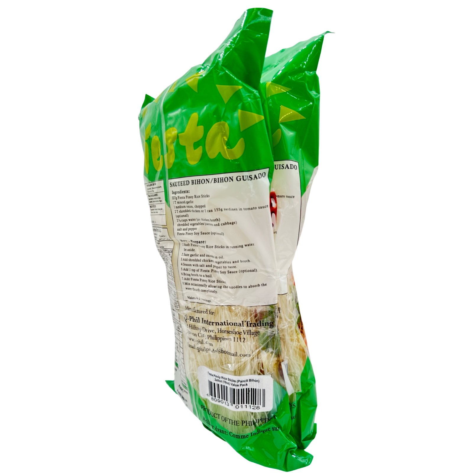 Fiesta Pinoy - Rice Noodles (Pancit Bihon) - Value Pack - 227 G