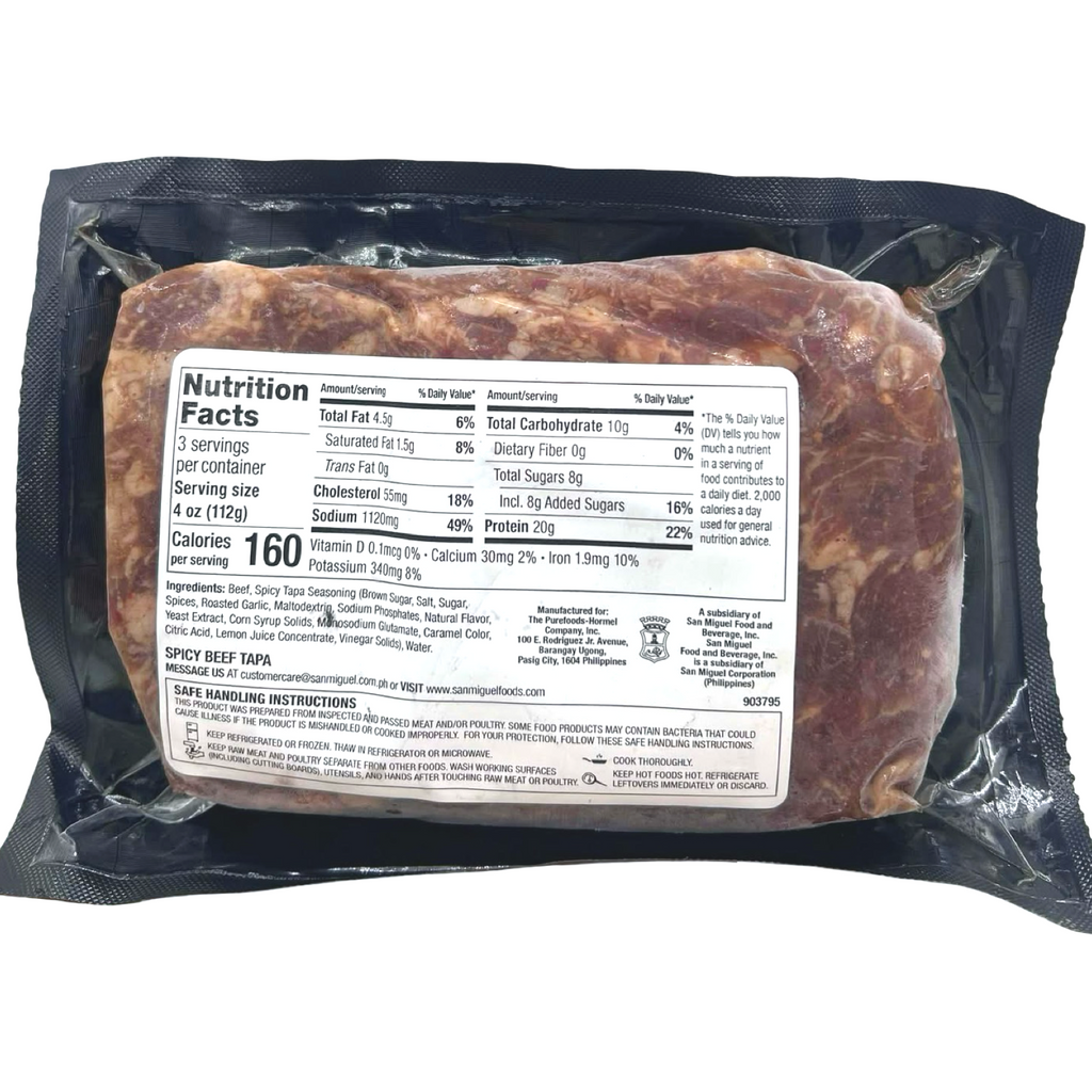 San Miguel Purefoods - Spicy Beef Tapa - 340g - 12 OZ