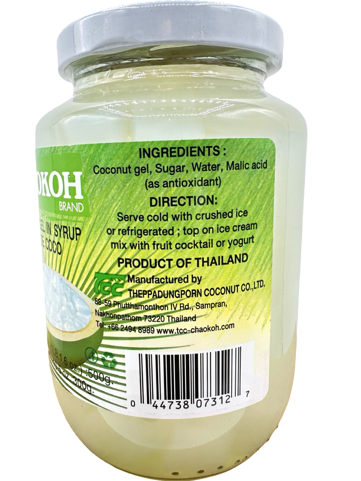 Chaokoh Coconut Gel in Syrup - 17.6oz