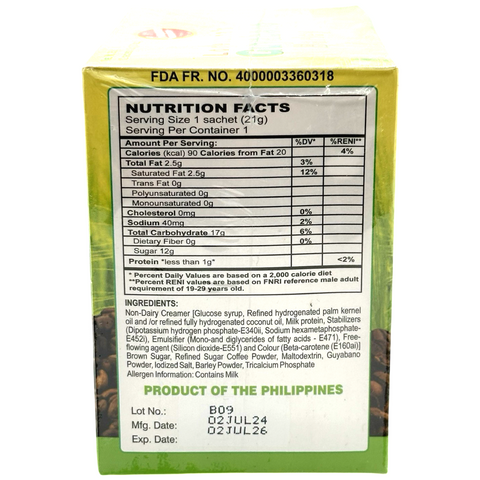 Lorenzana - Guyabano Barley Coffee Mix - 12 Sachets x 21 G (210 G)