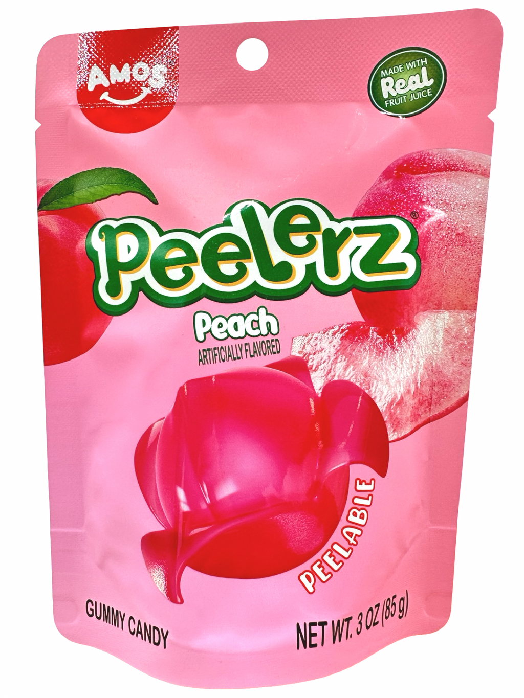 Amos Peelerz Gummy Peach 85g