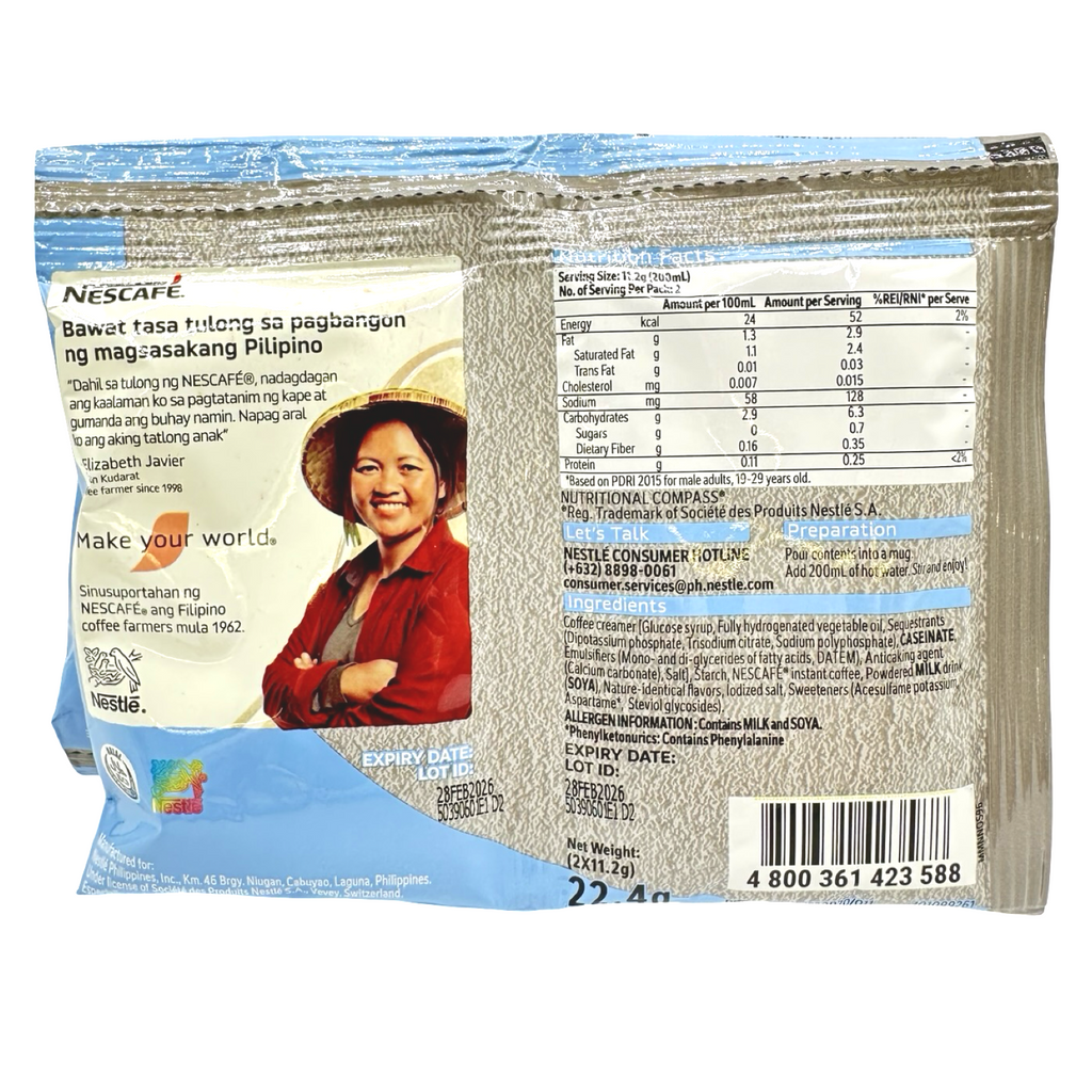 Nescafe - Sugar Free - Creamy White - Twin Pack - 5 x 22.4