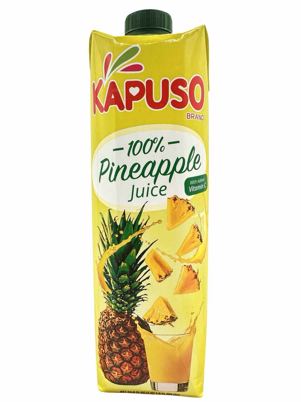 Kapuso - Pineapple Juice Drink in Tetra - 33.8 OZ