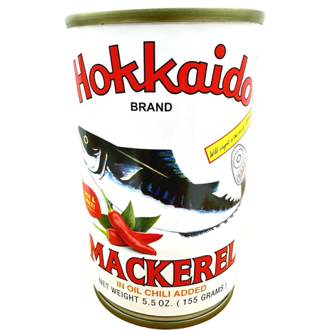 Hokkaido Brand - Mackerel in Oil, Chili