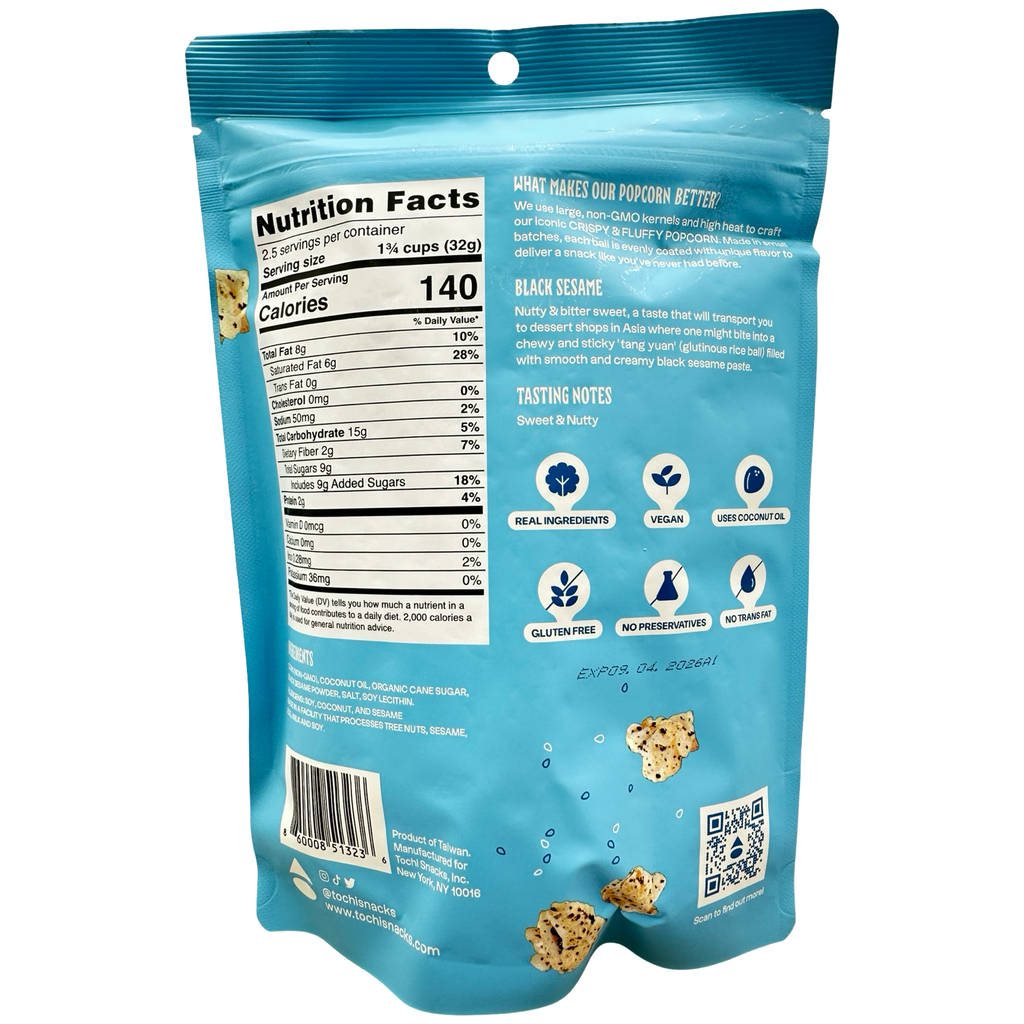 Tochi - Popcorn Black Sesame - 2.8oz
