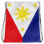PHILIPPINES Flag Drawstring Backpack Bag -  41cm X 32cm