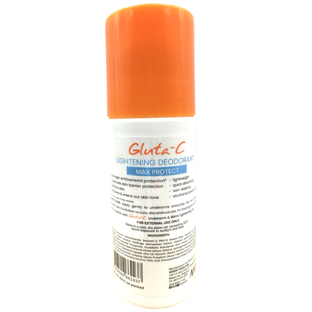 Gluta-C - Lightening Deodorant - Max Protect (Blue) - 40 ML