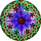 Philippines Christmas Capiz Parol Lantern Star (Tala) - Red / Green / Blue / White LED Show - Size 30" / 4 KG / 110 V (30CY42)