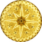 Philippines Christmas Capiz Parol Lantern Star (Tala) - WHITE ONLY LED Show - Size 30" / 4 KG / 110 V (30LB4)