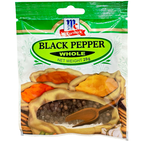McCormick -  Black Pepper Whole (Pack) - 28 G