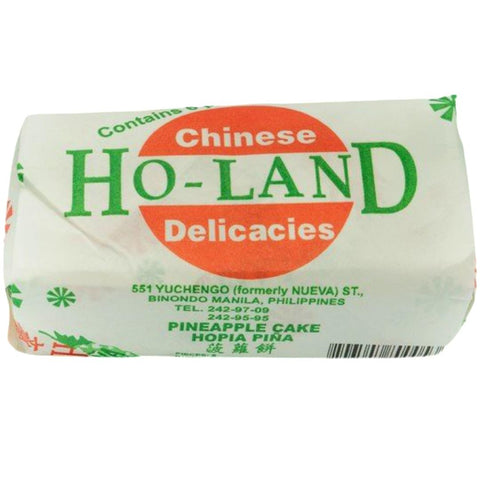Ho-Land - Hopia and Bakery - Chinese Delicacies - Pineapple Cake - Hopia Pina (FROZEN) - 5 Pieces - 8 OZ