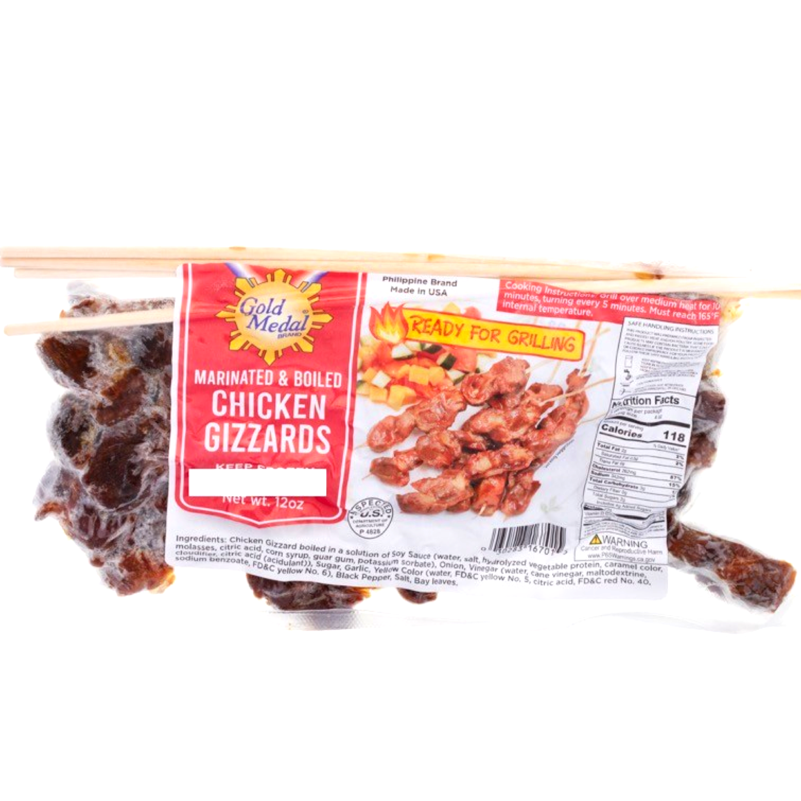 Chargrilled Gizzards