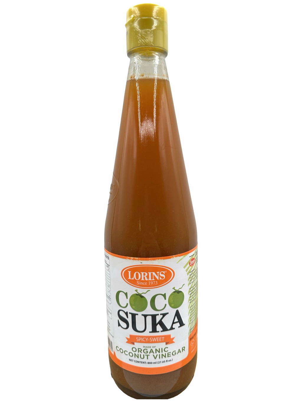 Lorins - Coco Suka - Organic Coconut Vinegar - Spicy Sweet Vinegar - 800ml