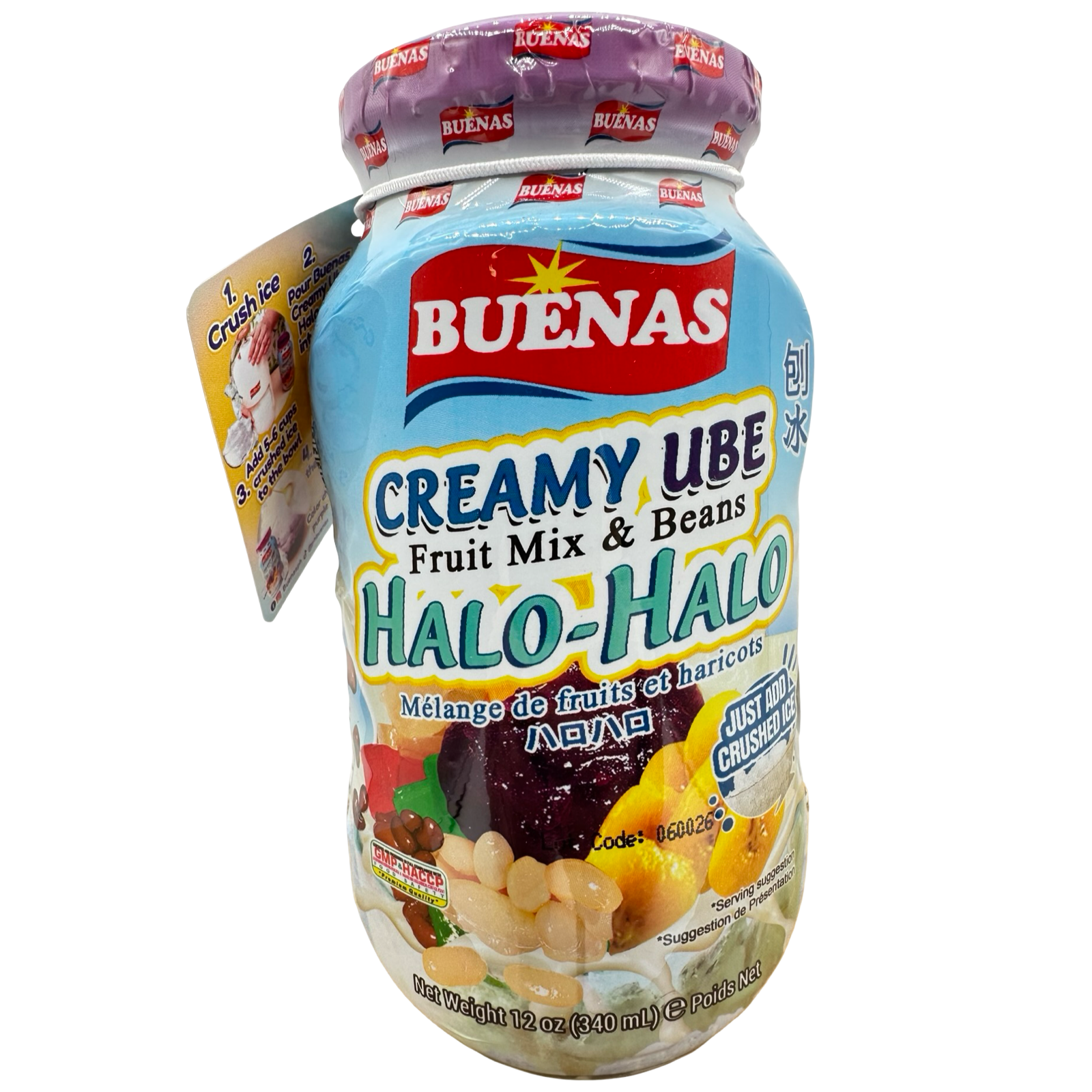 Buenas - Creamy Ube - Halo Halo - 12 OZ