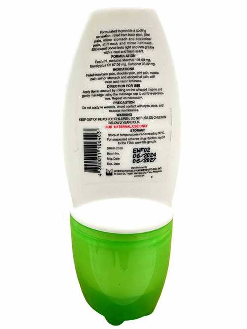 Efficascent - Boost Pain Relief Massage Roll On - 50 ml