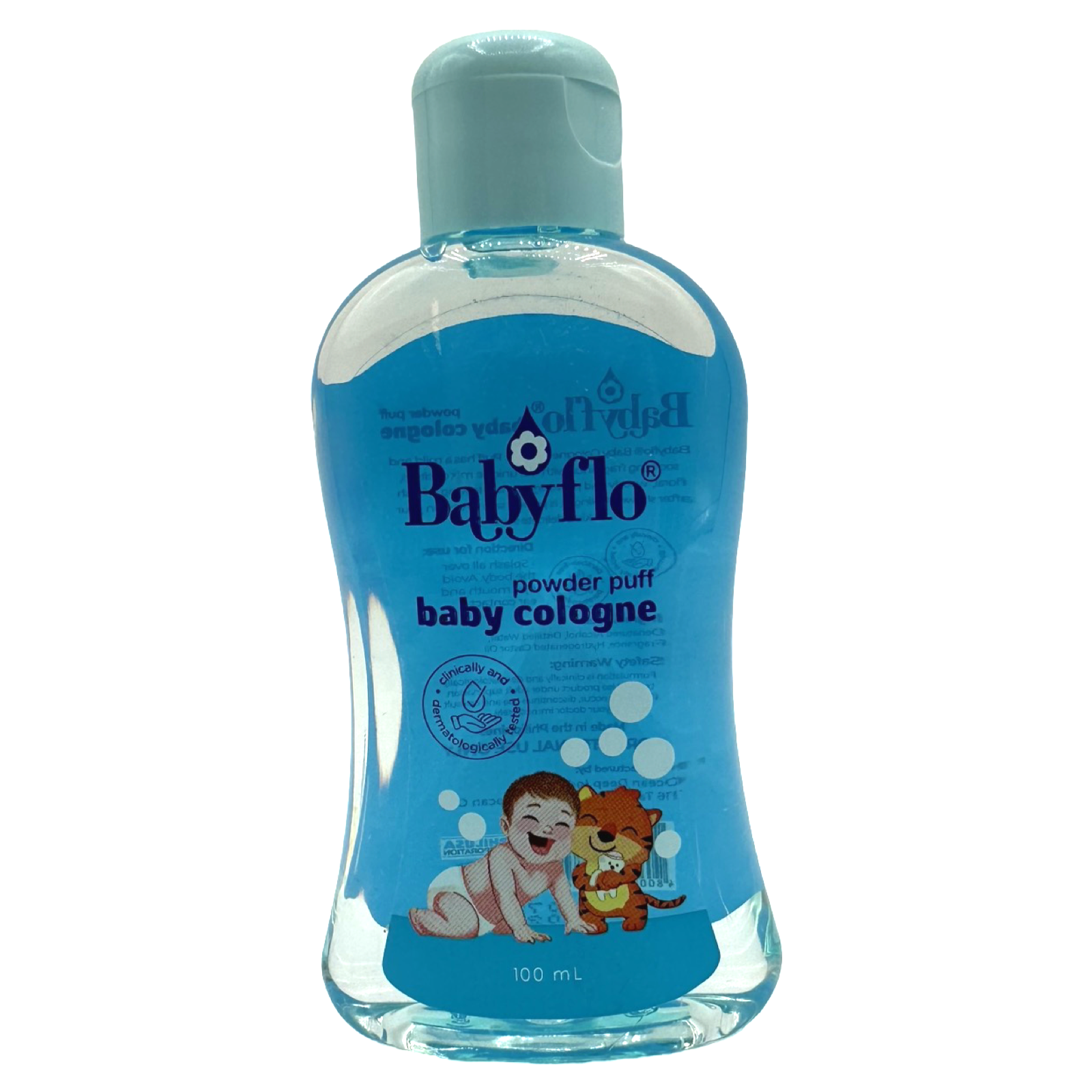 Babyflo - Baby Cologne - Powder Puff (BLUE) - 100 ML