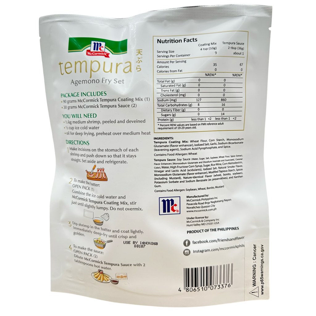 McCormick - Agemono - Fry Set Tempura - 120 G