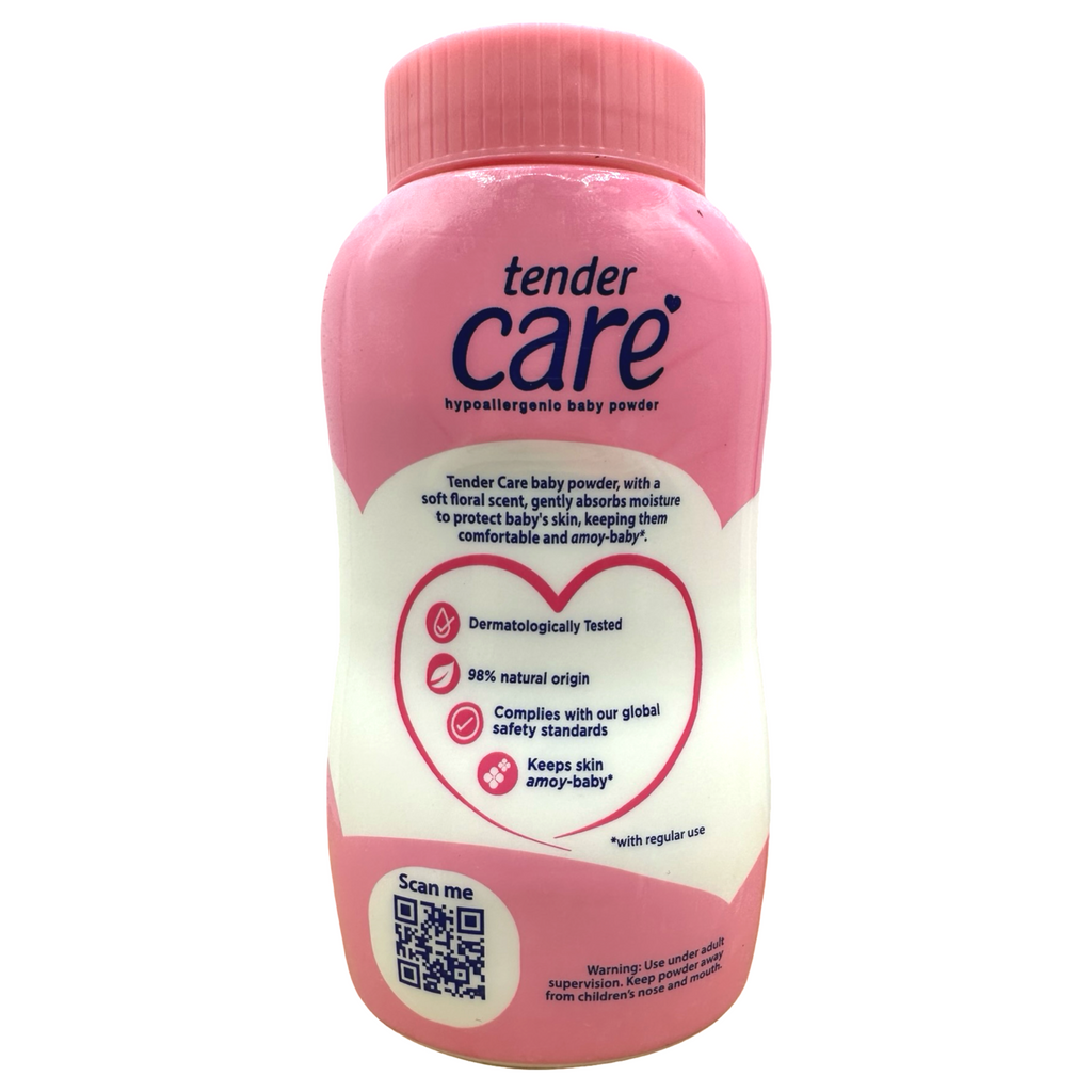 Tender Care - Pink Soft - Floral Fragrance - Hypo-Allergenic Baby Powder - 100 G