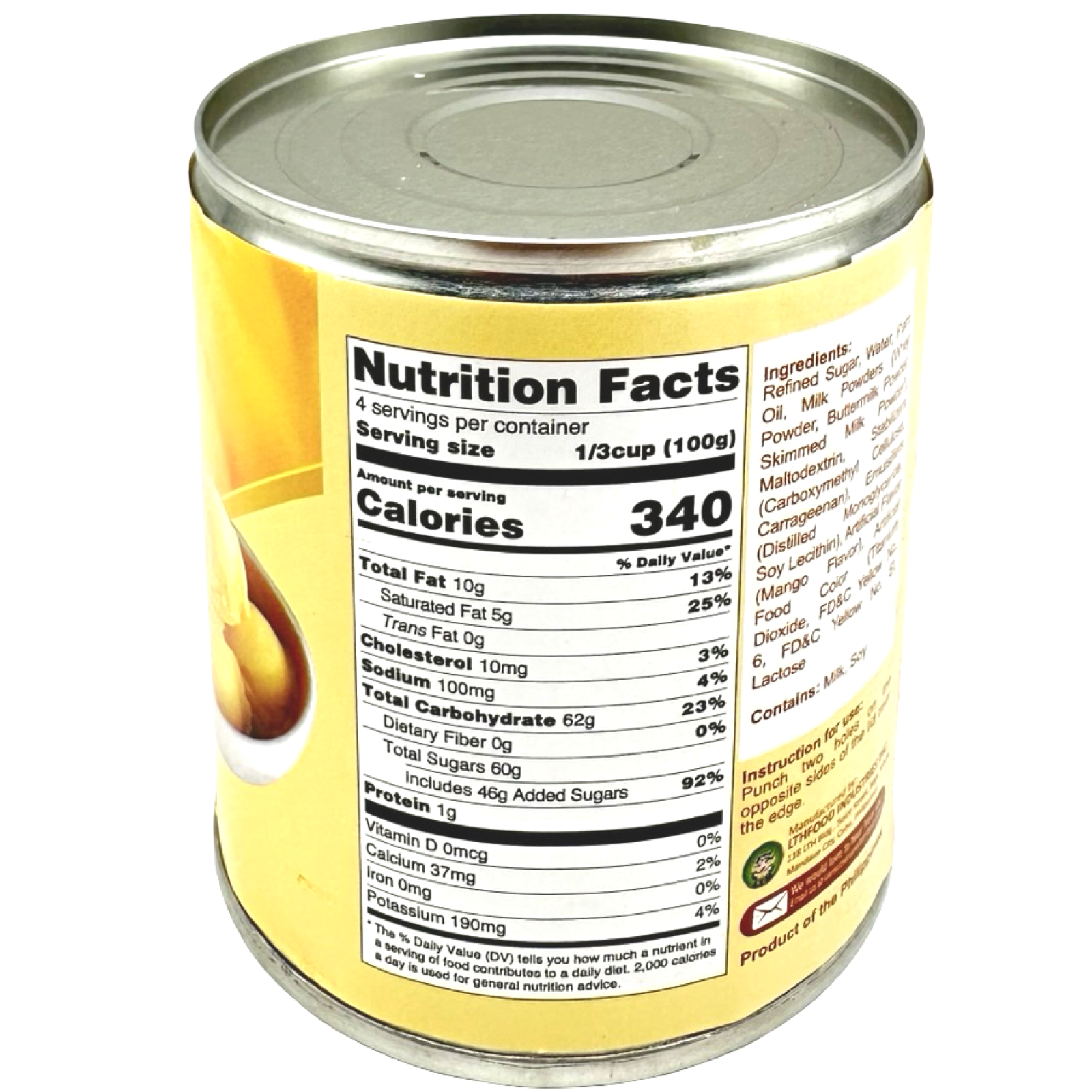 Jersey - Mango - Sweetened Condensed Creamer - 390 G