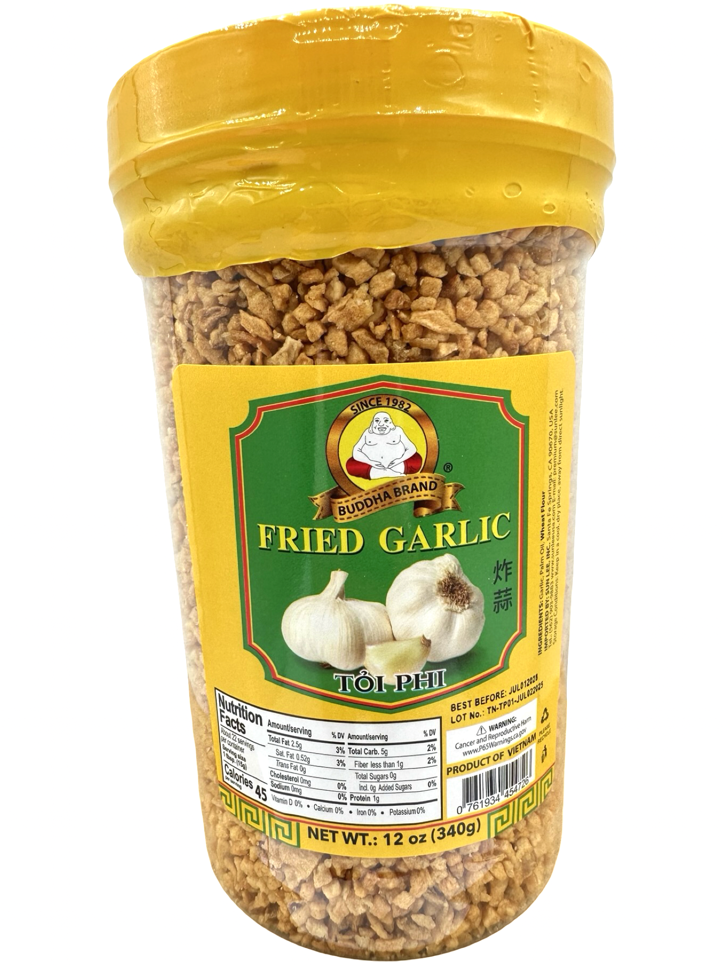 Buddha Fried Garlic Jar - 12oz