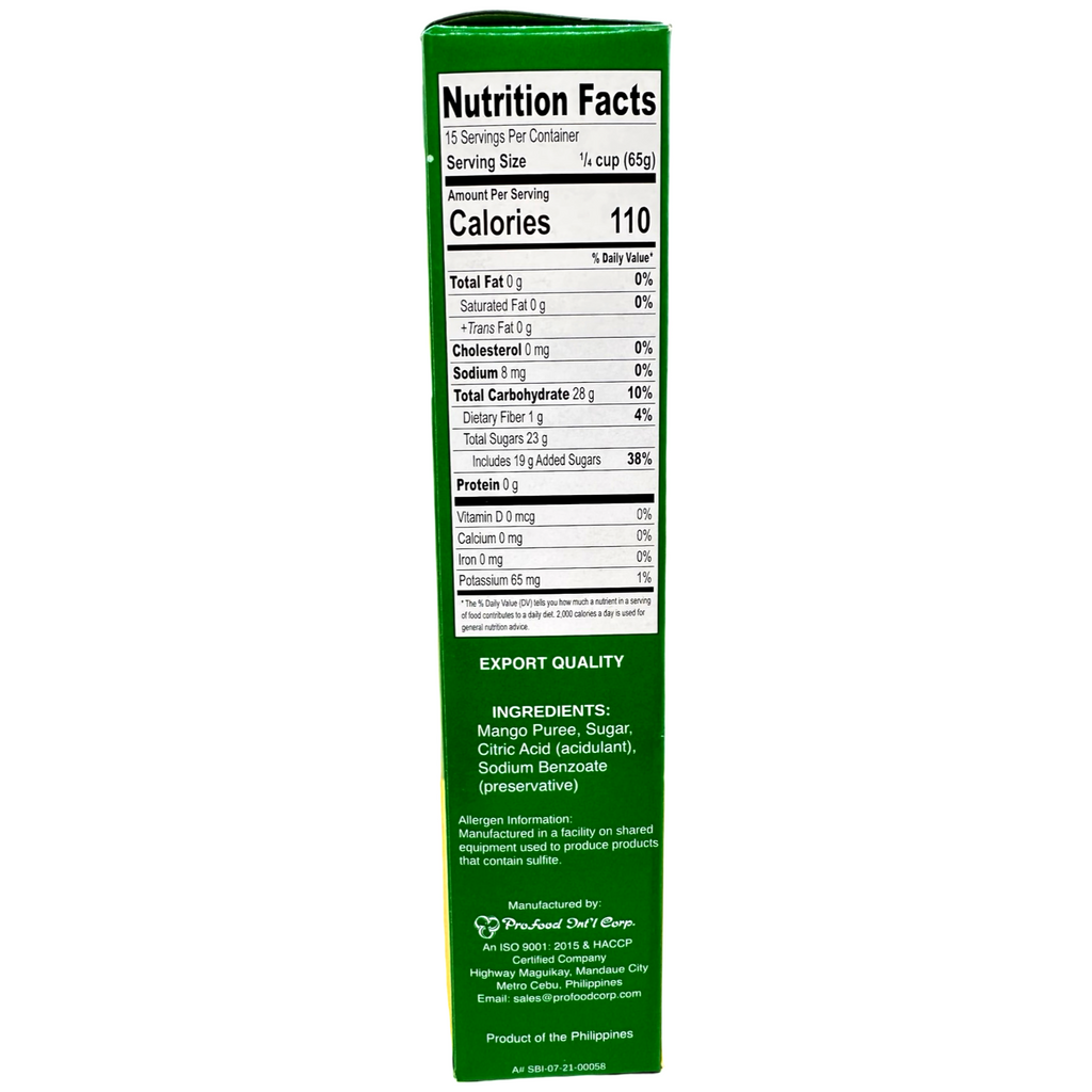 Philippine Brand - Mango Puree Sweetened - 1000 G