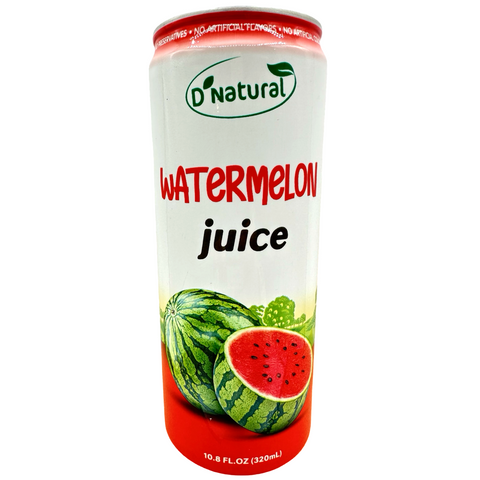 D’Natural - Watermelon Juice 100% Juice w/ Pulp - 320 ML