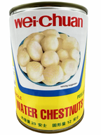 Wei-chuan Water Chestnuts WHOLE - 20oz