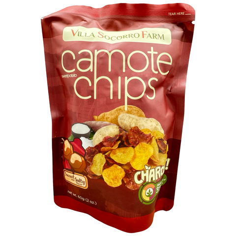 Villa Socorro - Sweet Potato (Camote) Chips - Sweet & Salty - 60 G